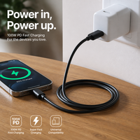 Cable de Carga Rápida Tipo C de Nailon para Teléfono, 60W, Compatible con CarPlay, Listo para Enviar, Venta al Por Mayor