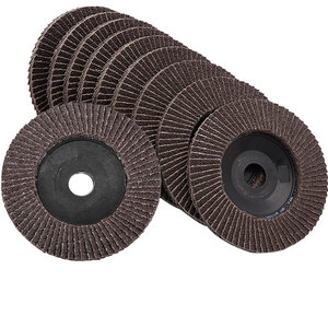 Wholesale 115mm Aluminum Oxide Flap Disc 40#~120# Grit Medium Hardness for Grinding SS/Iron OEM Supported Abrasive <strong>Tools</strong> - Product Image 1