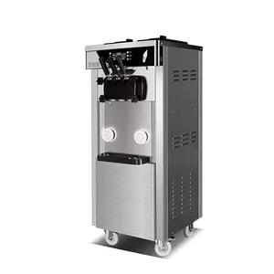 3 Flavors Wholesale Prices Capacity Soft Serve IceCream Machine maker with cone dispenser