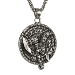 Collar con Colgante de Dragón de Acero Inoxidable, Unisex, Grabado del Zodiaco Animal, Joyería Hip Hop - Product Image 3