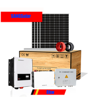 Sangsolar 4/6/8/10/12kw Énergie renouvelable hors réseau hybride à phase séparée 110Vac 220Vac 6KW 8KW 10KW 12KW Système solaire Kits complets