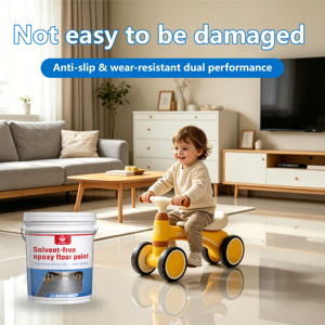 Wear Resistant <b>Epoxy</b> Self Leveling Two-component <b>Floor</b> <b>Coating</b> Solvent Free High Gloss Paint 5 Year Warranty for Industrial - Product Image 6