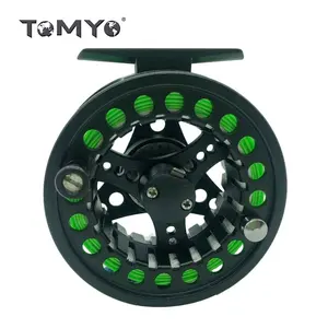 ToMyo Fly Reel con la Linea Combo Grande Pergolato In Alluminio Pesca A Mosca + Bobine Automatico