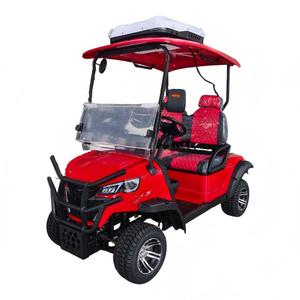 Carrito de Golf Eléctrico Elevado de 4 Plazas con Aire Acondicionado - Product Image 2
