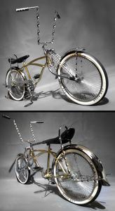 Vélo personnalisé Lowrider OEM-CG style Côte Ouest 20 pouces - Chopper Chicano rétro inspiré <span class=keywords><strong>de</strong></span> Harley avec détails faits à <span class=keywords><strong>la</strong></span> main - Product Image 5