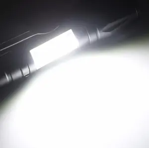 Linterna LED portátil recargable con Zoom XPE, linterna con 3 modos de iluminación para acampar