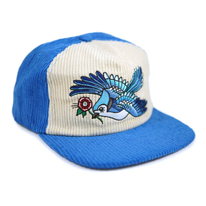 Gorra de béisbol de pana bordada personalizada para hombres y mujeres, gorra Snapback de 5 paneles sin estructura con ala curva, estilo Hip Hop - Product Image 2
