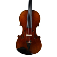 Professional Handcrafted Violin 4/4 with Quality Strings & Bridge, Rich Resonance Sound