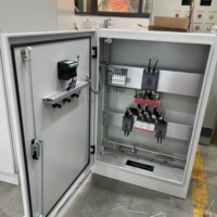 Panneau de commande ATS en acier inoxydable personnalisé, commutateur de transfert automatique, armoire à double alimentation 225A