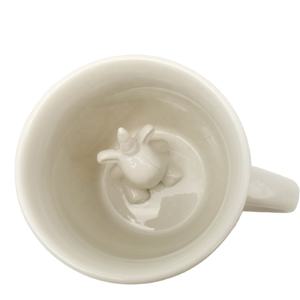 Tasse à café <span class=keywords><strong>blanche</strong></span> 3d en céramique avec une <span class=keywords><strong>licorne</strong></span> intérieure apporte du plaisir et de la fantaisie pour profiter de vos boissons dans un style inhabituel - Product Image 3