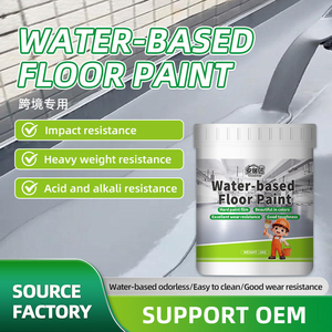 Peinture pour sols à base d'eau écologique très vendue, imperméable, résistante aux rayures, pour la rénovation des sols de garage et d'usine - Product Image 3