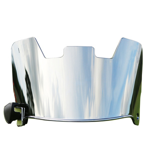 Visiera da calcio in argento per il Football americano casco trasparente argento visiera protettiva per gli occhi per attrezzature sportive americane - Product Image 2