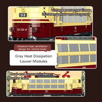 Jie Star X58003 2026 Nouveau MOC 103 Train Puzzle Assemblage Modèles de tramways pour adultes 1356 pièces Ensembles de blocs de construction