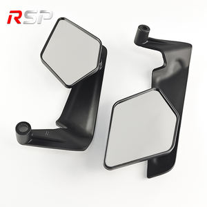 Rétroviseurs universels pliables pour <span class=keywords><strong>moto</strong></span>, montage sur maître-cylindre, en plastique ABS, grand angle, paire pour <span class=keywords><strong>moto</strong></span> de route et scooter - Product Image 4