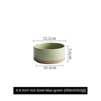 Service de vaisselle en céramique de style coréen, fabriqué en Chine (Fujian Dehua), très demandé, en porcelaine verte/grise/blanche/noire.