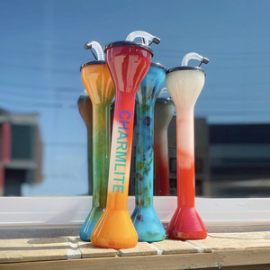 16oz/24oz/32oz sáng tạo điên Refillable lưu niệm ly nhựa lễ hội slushies chai với dây đai - Product Image 1