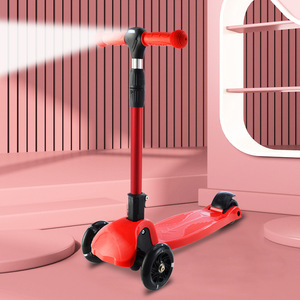 Patinete de pedales para niños de 3 años en adelante, altura ajustable, plegable para niños - Product Image 1