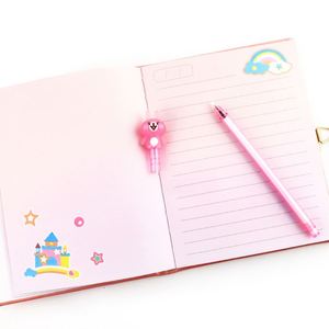 Libreta de Notas con Cubierta de PU Brillante y Diseño Láser, con Bolígrafo, para Niños, Regalo, MOQ Bajo, Nuevo Diseño, Diario <span class=keywords><strong>Secreto</strong></span> para Estudiantes - Product Image 3