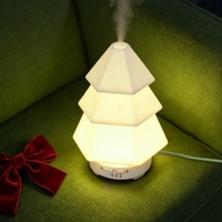 Diffuseur d'arômes électrique en forme d'arbre, humidificateur d'air, lumière LED multicolore, fonctionnement silencieux 30 dB, utilisation sur table pour la maison