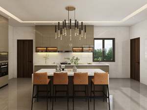 Ensemble de meubles de cuisine modernes de luxe, armoires de cuisine en bois, design modulaire personnalisé - Product Image 3