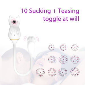<span class=keywords><strong>Vibrator</strong></span> berbentuk kucing 2 in 1 laris pemijat masturbator pasangan wanita penghisap klitoris stimulasi masturbator - Product Image 4