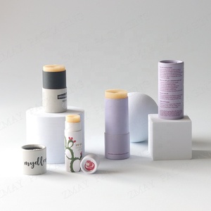 Tubo per balsamo per labbra 5g di cartone kraft organico 100% imballaggi privi di plastica - Product Image 6