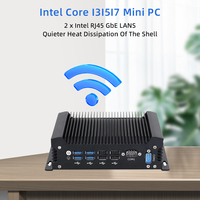 Ordinateur Industriel Wintel Pro, Boîtier TV Windows 10, RAM 4/6/8Go, ROM 128/256/512Go, Processeur Intel Dual Core, Boîtier Mini ITX