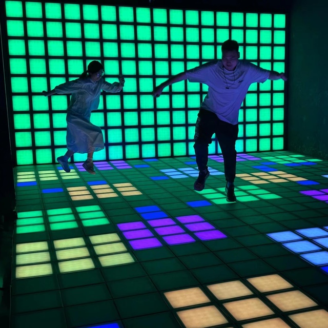 Best-Selling Active Game Led Floor 30x30cm  Activate Game Interactive Led Floor for Parent-child Team Games