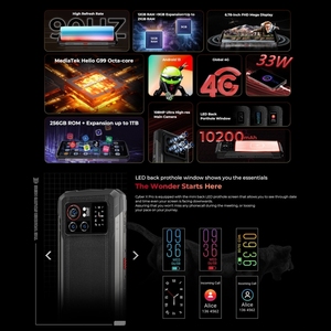2023 Sản phẩm mới Hotwav Cyber x Pro điện thoại gồ ghề 108mp máy ảnh 12GB + 256GB 10200mAh Android điện thoại thông minh - Product Image 3