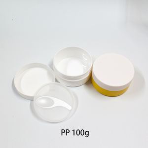 Récipient à beurre corporel à large bouche rechargeable personnalisé en gros PP 100g pots de crème givrée nue pot de soins de la peau en plastique - Product Image 5