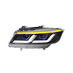 Accesorios para automóviles Luces delanteras <span class=keywords><strong>320i</strong></span> 330i 328i Lente del proyector LED DRL Coche LED Faros delanteros para <span class=keywords><strong>BMW</strong></span> Serie 3 <span class=keywords><strong>E90</strong></span> E91 2005-2012 - Product Image 4
