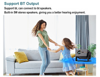 Projecteur LOGO 4K 8K Everycom YG628W LCD 1080p Home Android Smart Cinema Vidéo Film Beamer 4K