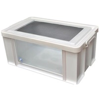 Cage d'élevage portable pour reptiles, terrarium compact à maintien de la chaleur pour lézards, tortues, serpents, insectes et amphibiens