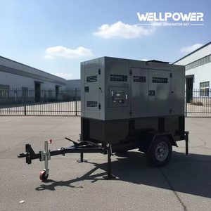 Générateur silencieux sur remorque à démarrage automatique de type silencieux insonorisé pour 160 kW 200 kVA - Product Image 2