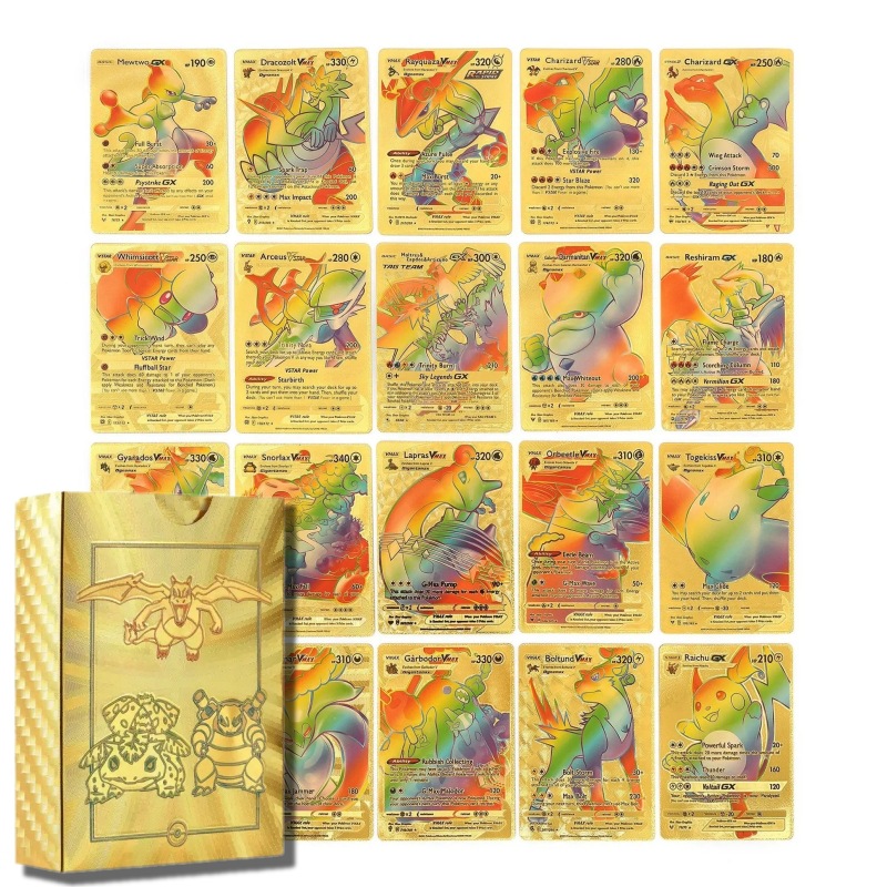 การ์ดสีทองหลากสี (55 ใบ)