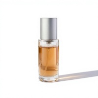 Flacon pulvérisateur cylindrique en verre vide de 35 ml pour parfum, avec bouchon en aluminium électroplaqué or/argent/noir, diffuseur à bâtonnets – Vente en gros