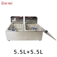 Machine intelligente industrielle pour pommes de terre frites de poisson poulet Kfc Friteuse électrique commerciale 2.5Kw
