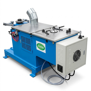 Machine industrielle de fabrication d'embouts coudés hydraulique Gore Locker pour la production de conduits de ventilation en tôle GI 18 ga et en acier inoxydable 20 ga - Product Image 1