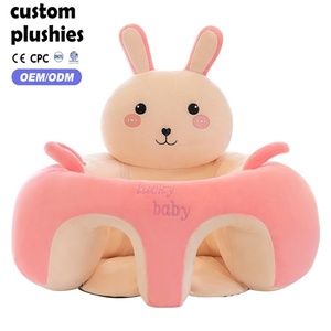 Asiento de Aprendizaje para Bebés <span class=keywords><strong>con</strong></span> Diseño de Animales, Suave y Cómodo, <span class=keywords><strong>con</strong></span> Acolchado Anticaídas Hecho de Algodón PP - Product Image 1