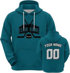<span class=keywords><strong>Sudaderas</strong></span> con Capucha de Hockey Personalizadas, Diseña Tu Propio Nombre del Equipo y Número, Sudadera con Capucha para Hombres, Mujeres y Jóvenes, Regalo de Hockey Personalizado - Product Image 2