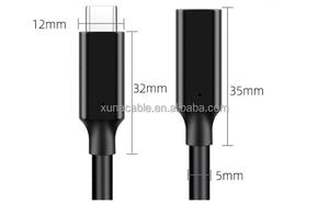 Câble adaptateur USB Type C vers <span class=keywords><strong>DHM</strong></span> 1m USB 3.1 Type C mâle vers câble de connexion Dongle d'extension de mise en miroir d'écran 10G - Product Image 4