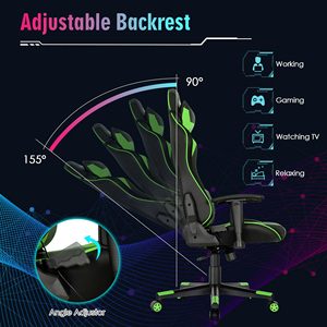 Échantillon Gratuit Nouveau Design Chaises de Gaming RGB Chaise de Bureau <span class=keywords><strong>Gamer</strong></span> Haute Qualité <span class=keywords><strong>avec</strong></span> LED - Product Image 6