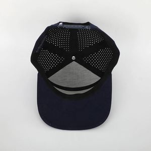 หมวกแก๊ปปักโลโก้สั่งทำขายส่ง 6 แผง คุณภาพสูง โพลีเอสเตอร์ ปีกแบน เจาะรูด้วยเลเซอร์ แฟชั่นกีฬา ปรับขนาดได้ เหมาะสำหรับกิจกรรมกลางแจ้ง ปั่นจักรยาน - Product Image 6