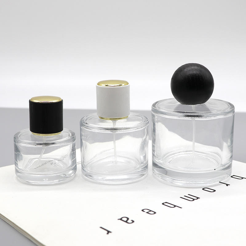 ขวดใส + ฝาเงินสีขาว