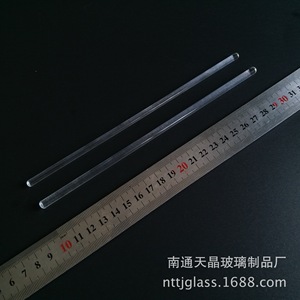 Varilla de agitación de vidrio de laboratorio Tianjing de 6x200 mm de borosilicato alto para mezcla química - Product Image 4