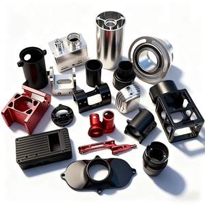 Traitement de précision CNC personnalisé de pièces en alliage d'aluminium avec peinture anodisée traitements de surface de forage par galvanoplastie - Product Image 1