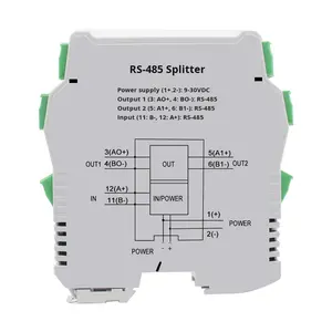 Repetidor Isolador <span class=keywords><strong>RS485</strong></span> Um-para-Dois Hub Fotoelétrico Modbus Módulo Divisor de Sinal Digital Multi-Portas TD-751X China - Product Image 1