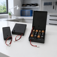Beilamoo BH-18650-1P Tempat Baterai Lithium 18650 3.7V DC Berkualitas Tinggi 1P Bahan ABS/ABS+PC untuk Peralatan Rumah Tangga