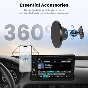 <span class=keywords><strong>Support</strong></span> de téléphone magnétique et à clipser <span class=keywords><strong>pour</strong></span> voiture, rotation à 360°, compatible BMW, Toyota, Honda, <span class=keywords><strong>Mercedes</strong></span>, Tesla, universel - Product Image 4