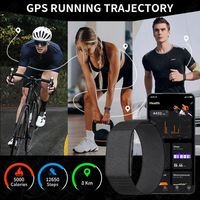 Bracelet intelligent ERON personnalisable sans écran avec autonomie ultra-longue, suivi de la santé et du fitness, SDK ouvert, moniteur de fréquence cardiaque et de sommeil
